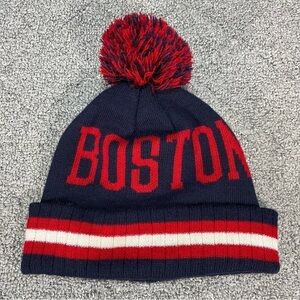Boston Red Sox Winter Beanie Pom Pom Hat